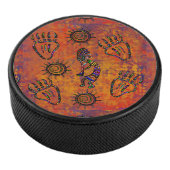 Kokopelli Art Eishockey Puck (3/4)