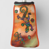 Kokopelli Art Golf Headcover (Rotieren 90)