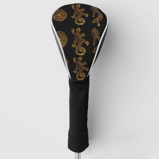 Kokopelli Art Golf Headcover (Vorderseite)