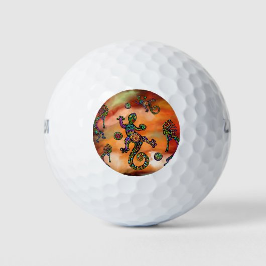 Kokopelli Art Golfball (Vorderseite)