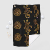 Kokopelli Art Golfhandtuch (Insitu)