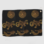 Kokopelli Art Golfhandtuch (Horizontal)