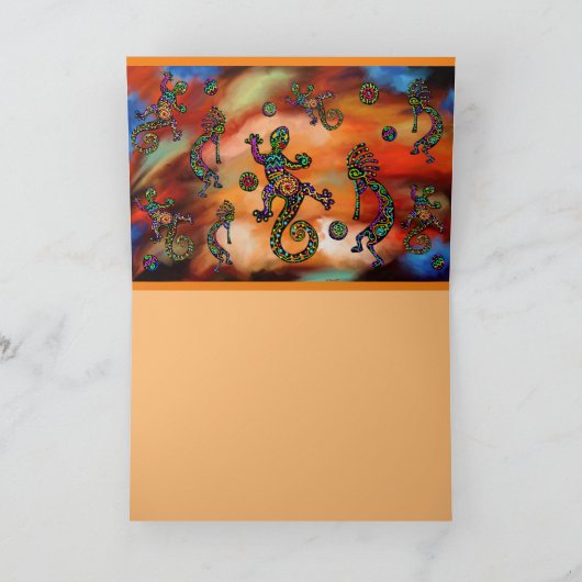 Kokopelli Art Karte (Innenseite)