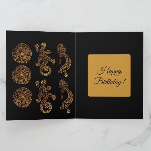 Kokopelli Art Karte (Innenseite)