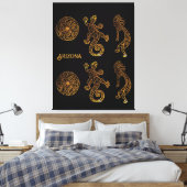 Kokopelli Art Leinwanddruck (Insitu (Schlafzimmer))