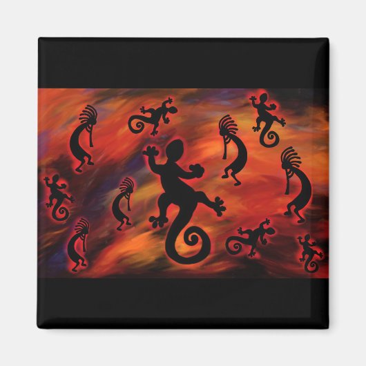 Kokopelli Art Magnet (Vorne)