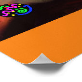 Kokopelli Art Poster (Ecke)