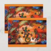 Kokopelli Art Postkarte (Vorne/Hinten)