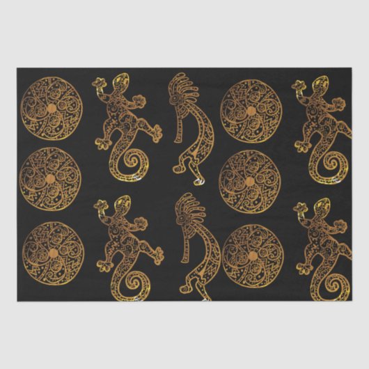 Kokopelli Art Seidenpapier (Vorderseite)