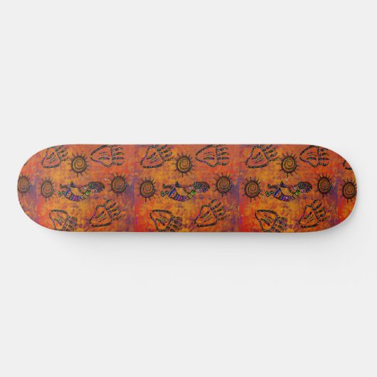 Kokopelli Art Skateboard (Horizontal)