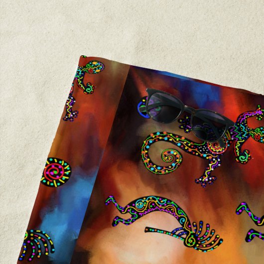 Kokopelli Art Strandtuch (Beispiel)