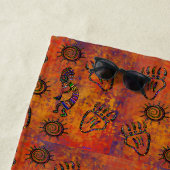 Kokopelli Art Strandtuch (Beispiel)