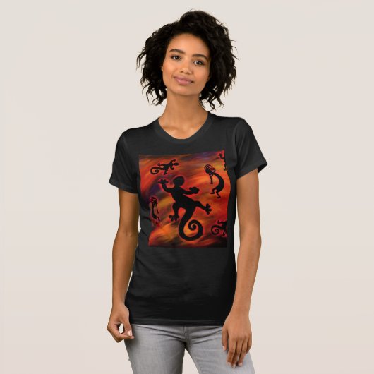 Kokopelli Art T-Shirt (Vorne ganz)