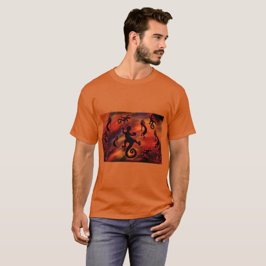 Kokopelli Art T-Shirt (Vorne ganz)