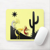 Kokopelli auf der Straße unter der Sonne Mousepad (Mit Mouse)