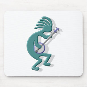Kokopelli Banjo Mousepad