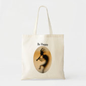 Kokopelli Be Happational Tote Bag Tragetasche (Vorne)