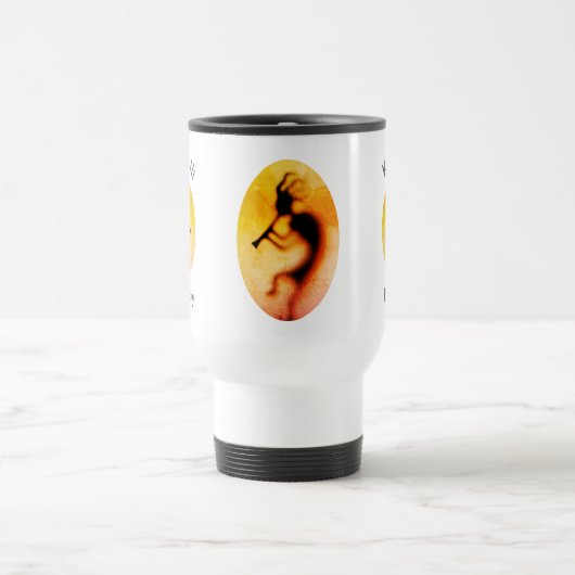 Kokopelli Be Happy Inspiration Reisebecher (Mittel)