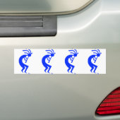 Kokopelli Blau Autoaufkleber (Auf Auto)