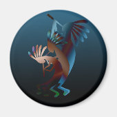 Kokopelli Blues Music Magnet (Vorne)