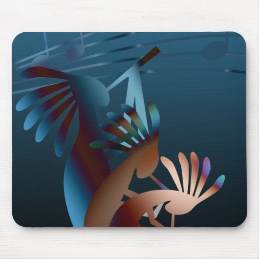 Kokopelli Blues Music Mousepad (Vorne)