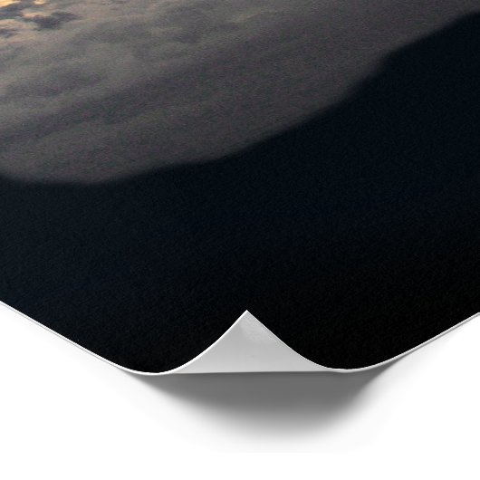 Kokopelli Brings Rain Print Poster (Ecke)