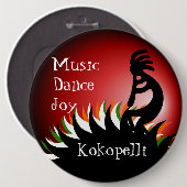 Kokopelli Button (Vorne & Hinten)