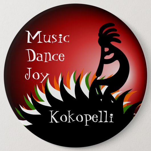Kokopelli Button (Vorderseite)