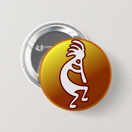 Kokopelli Button (Vorne & Hinten)