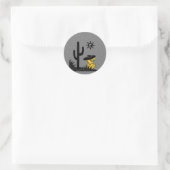 Kokopelli Chick #4 Runder Aufkleber (Tasche)