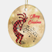 Kokopelli Christi Keramik Ornament (Links)