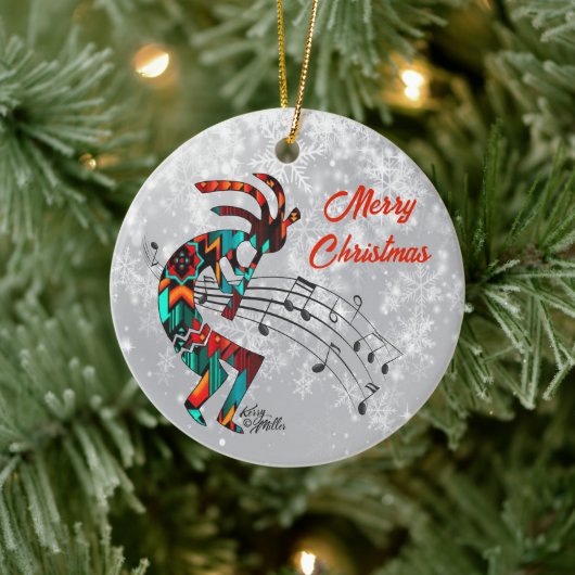 Kokopelli Christi Keramik Ornament (Baum)