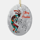 Kokopelli Christi Keramik Ornament (Rechts)