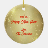 Kokopelli Christi Keramik Ornament (Hinten)