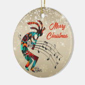 Kokopelli Christi Keramik Ornament (Links)