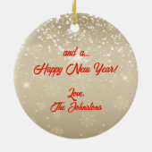 Kokopelli Christi Keramik Ornament (Hinten)