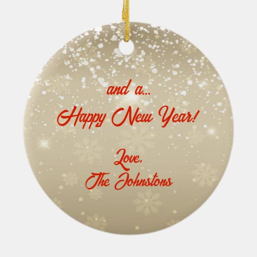 Kokopelli Christi Keramik Ornament (Hinten)