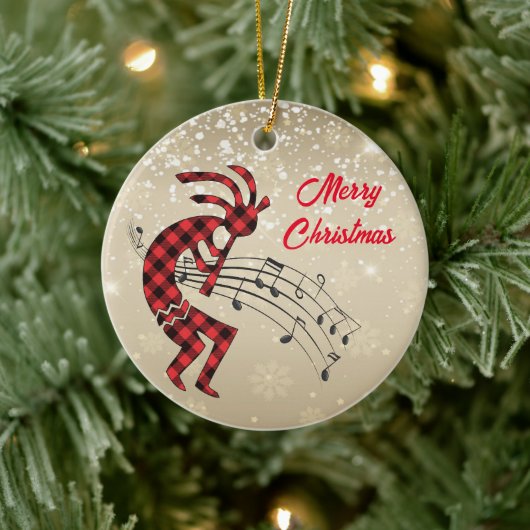 Kokopelli Christi Keramik Ornament (Baum)
