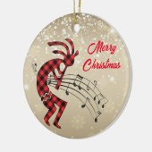 Kokopelli Christi Keramik Ornament (Links)