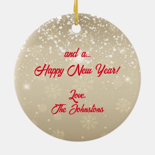 Kokopelli Christi Keramik Ornament (Hinten)