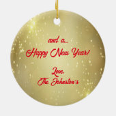 Kokopelli Christi Keramik Ornament (Hinten)