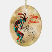 Kokopelli Christi Keramik Ornament (Rechts)