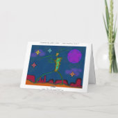 Kokopelli Christmas Feiertagskarte (Rückseite)