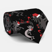 Kokopelli Christmas Neck Tie Krawatte (Gerollt)