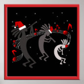 Kokopelli Christmas Poster (Vorne)