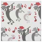 Kokopelli Christmas Stoff (Nahaufnahme)