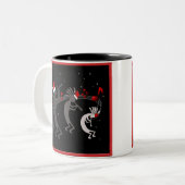 Kokopelli Christmas Tasse (Vorderseite Links)