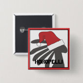Kokopelli Christmas Template Button (Vorne & Hinten)