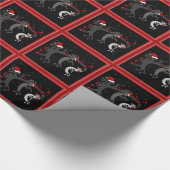 Kokopelli Christmas Wrapping Paper Geschenkpapier (Ecke)