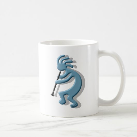 Kokopelli Clarinet Kaffeetasse (Rechts)